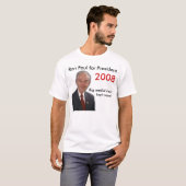 Big Media's beste geheim. Ron Paul T-Shirt. T-shirt (Voorkant volledig)