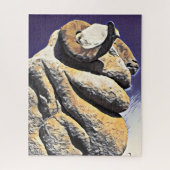 Big Merino groot schaap Australisch icoon uitdagen Legpuzzel (Verticaal)
