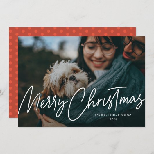 Big Merry Feestdagenkaart (Voorkant / Achterkant)