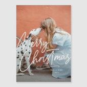 Big Merry Holiday Photo Magnet (Voorkant)