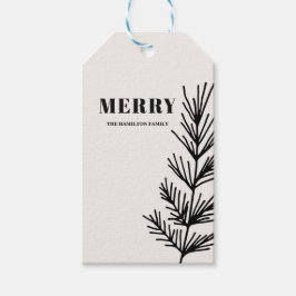 Big Merry & Leaves Cadeaulabel
