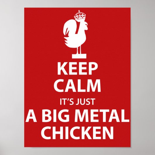 Big Metal Chicken poster (Voorkant)