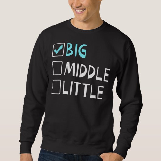 Big Middle Little Big Brother Trui (Voorkant)
