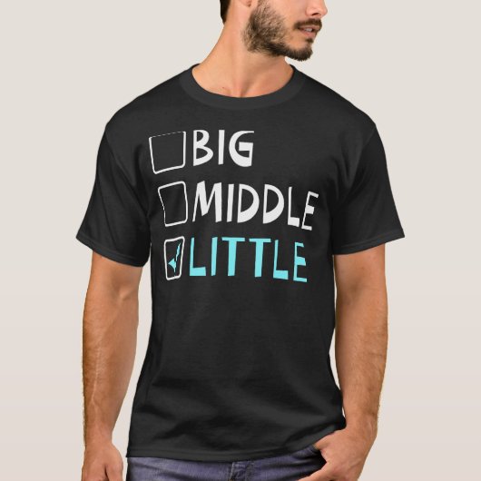 Big Middle Little Brother T-shirt (Voorkant)