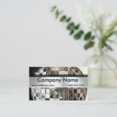 Big Mirror Ball Music Visitekaartjes (Staand voorkant)