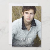 Big Mod Name Photo Graduparty - Verticaal Kaart (Voorkant)