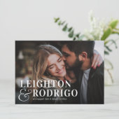 Big Moment | Foto-Verloving Aankondiging (Staand voorkant)