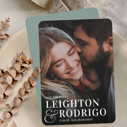 Big Moment | Volledige foto verticaal Save The Date