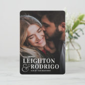 Big Moment | Volledige foto verticaal Save The Date (Staand voorkant)