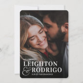 Big Moment | Volledige foto verticaal Save The Date (Voorkant)