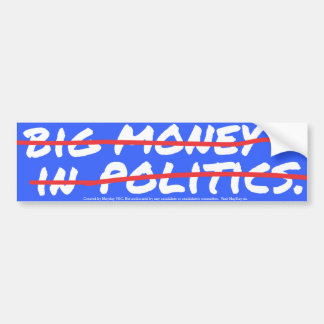 Big Money in (out) Sticker