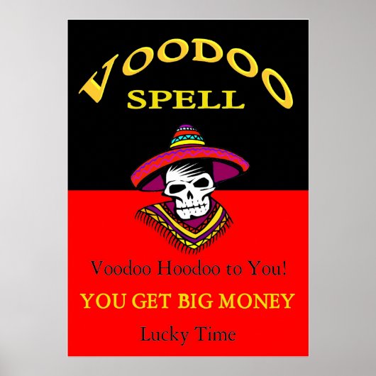 Big Money Voodoo Spell Poster (Voorkant)
