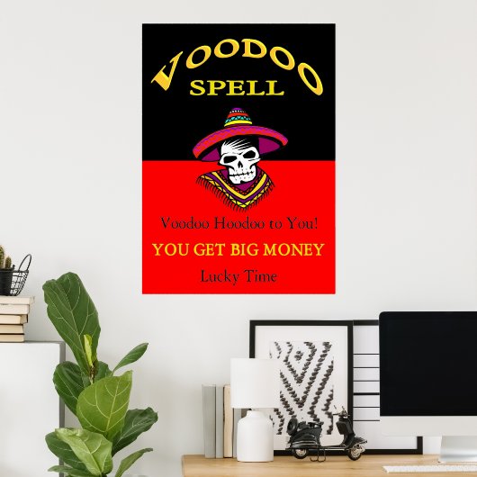 Big Money Voodoo Spell Poster (Thuiskantoor)