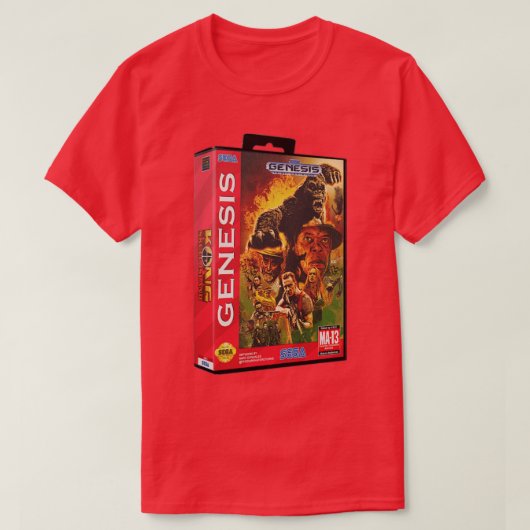 Big Monkey Island Game T-shirt (Design voorkant)