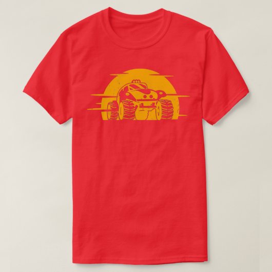 Big Monster Truck Yellow 2 T-shirt (Design voorkant)