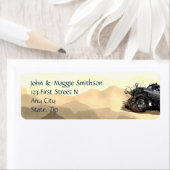 Big Monster-vrachtwagen op weg naar het avontuur M Etiket (Insitu)