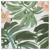 BIG MOOD Monstera Floral Tropical Stof (Close Up)