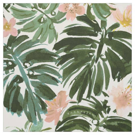 BIG MOOD Monstera Floral Tropical Stof (Swatch)