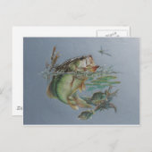 Big Mouth Bass Briefkaart (Voorkant / Achterkant)