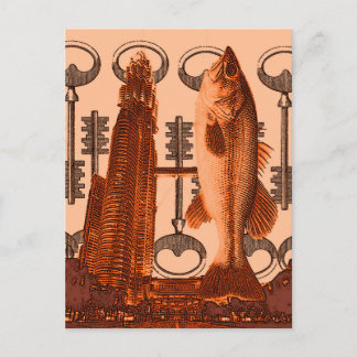 "Big Mouth Building" Briefkaart