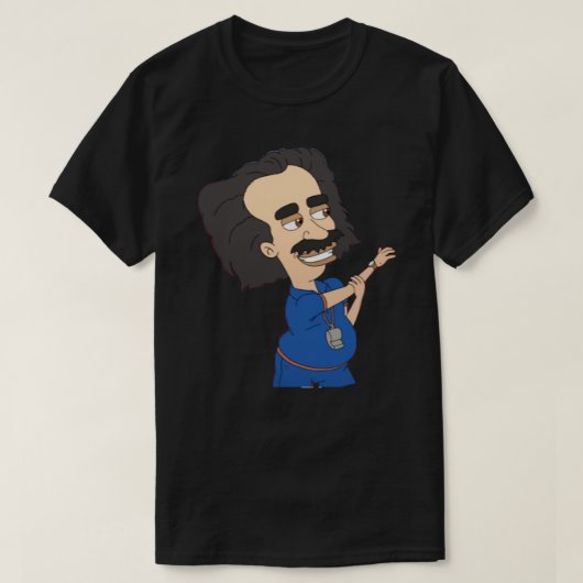 Big Mouth Coach Steve Sticker T-shirt (Design voorkant)