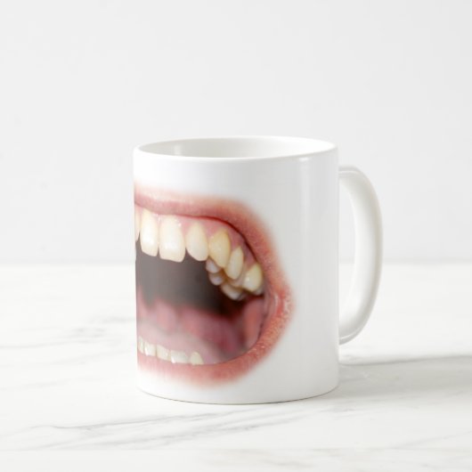 Big Mouth en Teeth Mok / Cup (Voorkant rechts)