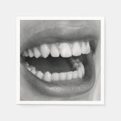 Big Mouth Paper Cocktail Napkins Servet (Voorkant)