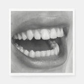 Big Mouth Paper Luncheon Napkin Servet (Voorkant)