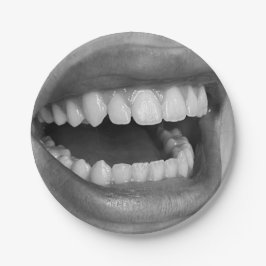 Big Mouth Paper Plate Papieren Bordje