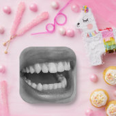 Big Mouth Paper Plates Papieren Bordje (Feest)