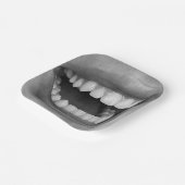 Big Mouth Paper Plates Papieren Bordje (Gebogen)