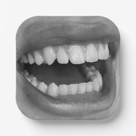 Big Mouth Paper Plates Papieren Bordje