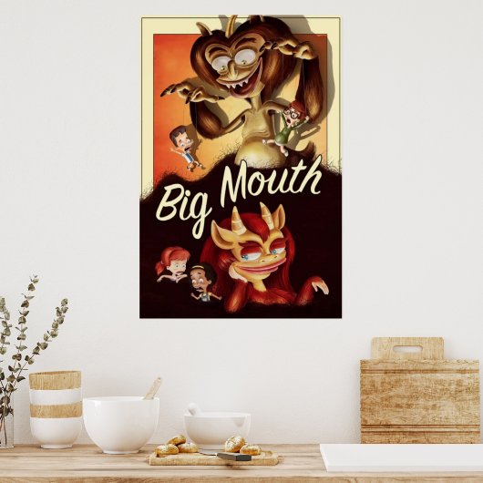 Big Mouth Poster (Keuken)