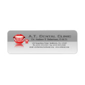 Big Mouth Professional Dental Return Address Label (Voorkant)