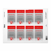 Big Mouth Professional Dental Return Address Label (Full Sheet)