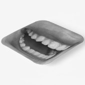 Big Mouth Square Paper Plates Papieren Bordje (Gebogen)