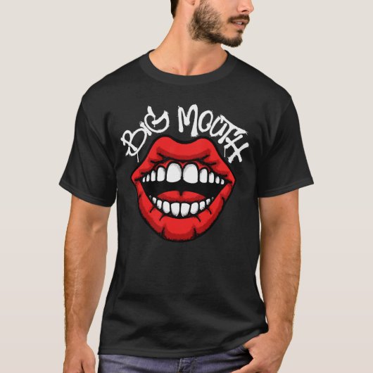 big mouth streetwear t-shirt (Voorkant)