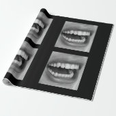 Big Mouth Wrapping Paper Cadeaupapier (Uitgerold)