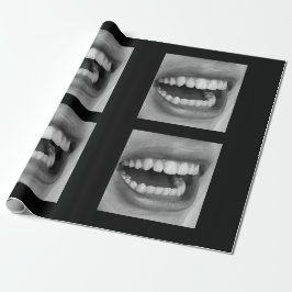 Big Mouth Wrapping Paper Cadeaupapier