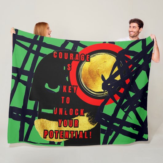 BIG MOVES Fleece Deken (In situ)