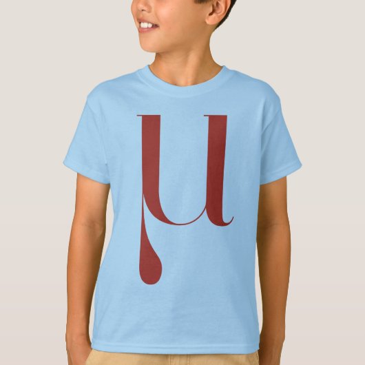 Big Mu: Jeanne Moderno Lettres T-shirt (Voorkant)