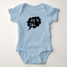 Big 'N Tall baby bodysuit door dalDesignNZ