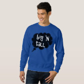 Big 'n Tall sweatshirt van dalDesignNZ (Voorkant volledig)