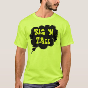 Big 'N Tall t-shirt door dalDesignNZ (S-6XL)
