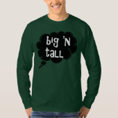 Big 'n Tall T-shirt met lange mouwen van dalDesign (Voorkant)