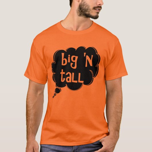 Big n Tall t-shirt van dalDesign (L-4xl) (Voorkant)