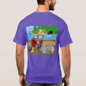 Big 'n TALL t-shirt voor hem door DAL (GROOTTE tot (Achterkant)