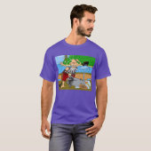 Big 'n TALL t-shirt voor hem door DAL (GROOTTE tot (Voorkant volledig)