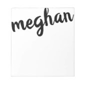 Big Name Black Aangepaste laptop Notitieblok (Voorkant)