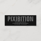 Big Name Font 6 Visitekaartje (Achterkant)